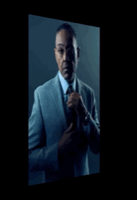 Gustavo Fring Wearing Gray Suit GIF