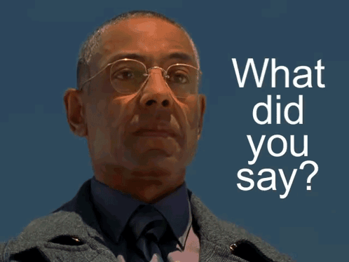 Gustavo Fring What Did You Say GIF