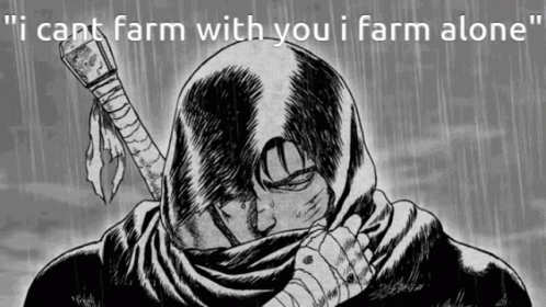 Guts Berserk Can't Farm With You GIF