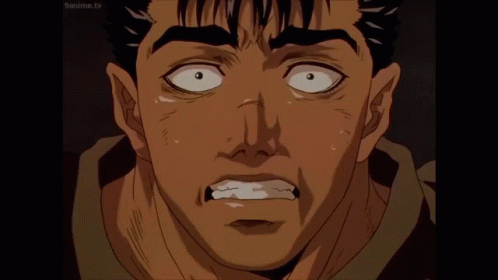 Guts Berserk Creeped Out GIF