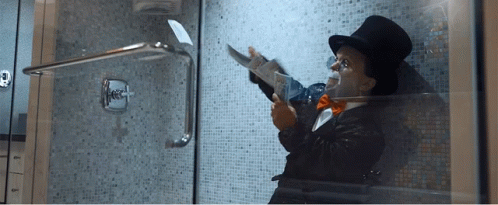 Guy As Mr Monopoly Throwing Money GIF