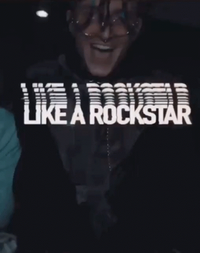 Guy Chillin Like A Rockstar GIF