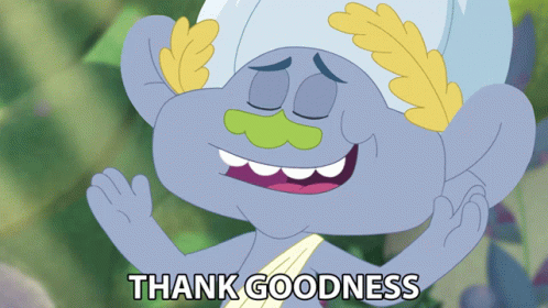 Guy Diamond Thank Goodness GIF
