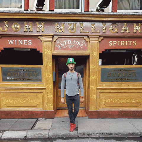 Guy Doing Irish Jig In Different Places GIF