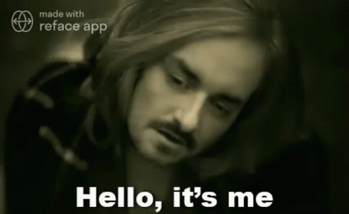 Guy Doing Parody Adele Hello It's Me GIF