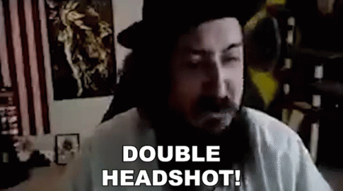 Guy Double Headshot GIF