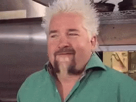 Guy Fieri Eating Pasta GIF
