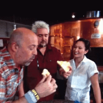 Guy Fieri Is Holding Pizza Sadly GIF