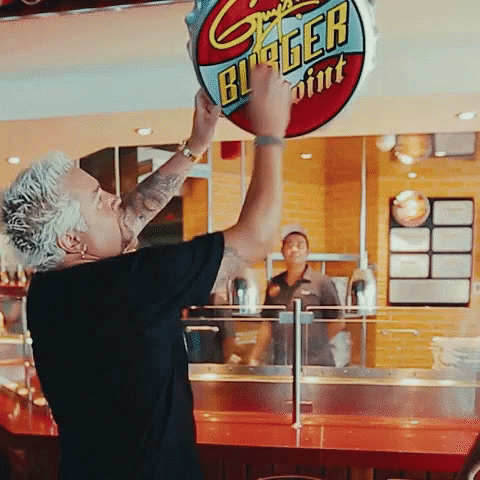 Guy Fieri At The Burger Joint Restaurant GIF