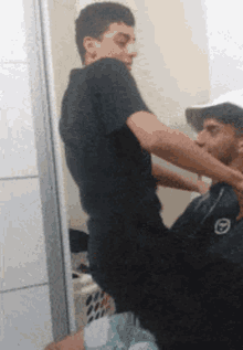 Guy Funny Lap Dance Head Smack GIF