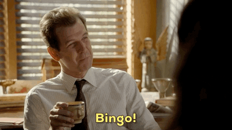 Guy Holding Coffee Mugs Thats A Bingo GIF