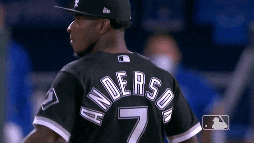Guy In Baseball Uniform Walking Tim Anderson GIF