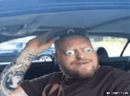 Guy In Car Eyes Wide Shut GIF