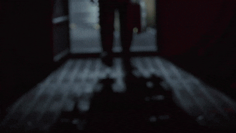 Guy In Suit Walking Night Vision GIF