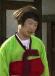 Guy In Traditional Korean Dress GIF