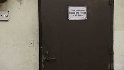 Guy Kicked Out By Security Guards GIF