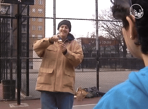 Guy Lighting Cupcake As Birthday Greeting GIF