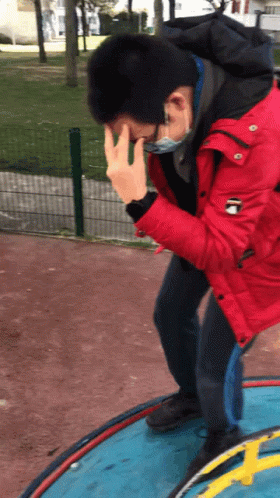 Guy On Wheel Walk Of Shame GIF