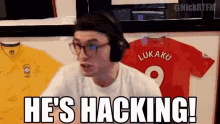 Guy Panic Pointing Someone Hacking GIF