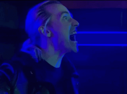 Guy Shouting Hadouken Beam GIF