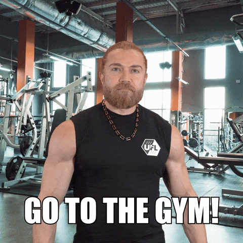 Guy Showing Biceps Go To The Gym GIF