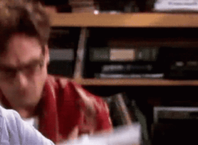 Guy Showing Sarcasm Written On A Paper  GIF