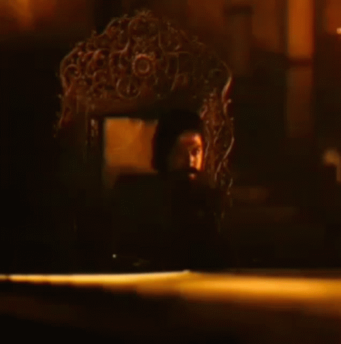 Guy Sitting On Throne Nepotism GIF