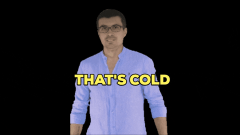 Guy Wearing Glasses Thats Cold GIF