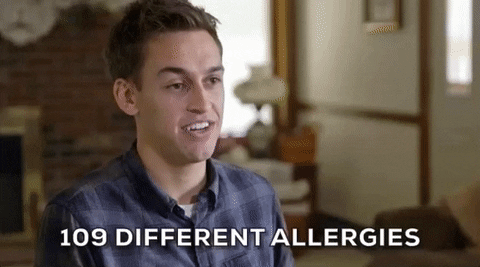 Guy With 109 Different Allergies GIF