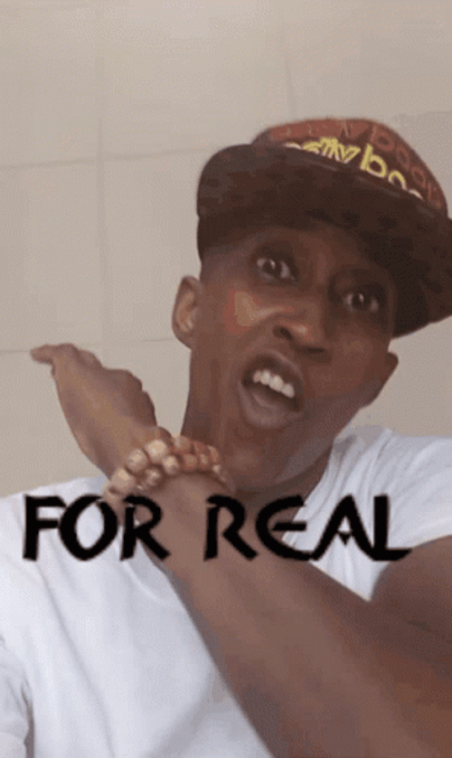 Guy With Cap For Real GIF