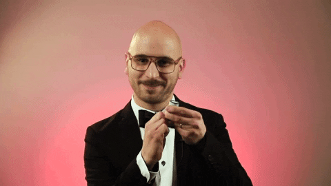 Guy With Class Using Party Popper GIF