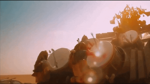 Guy With Flamethrower Guitar GIF