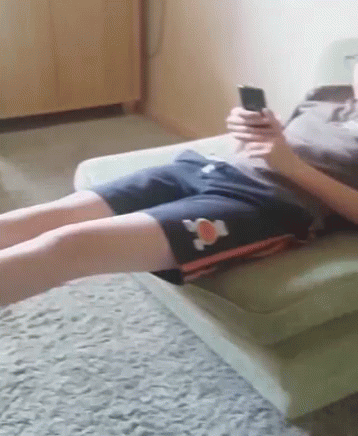 Guy With Long Legs GIF
