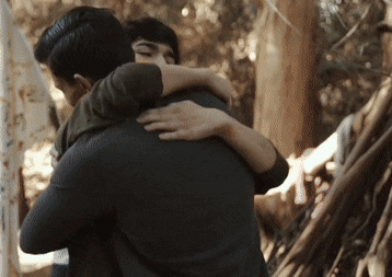 Guys Hugging Heartfelt GIF