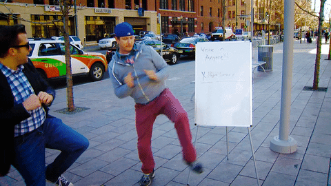Guys In The Street Bad Dancing GIF