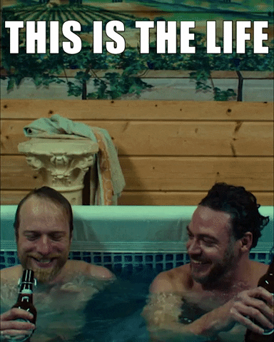 Guys Just Hanging Around GIF