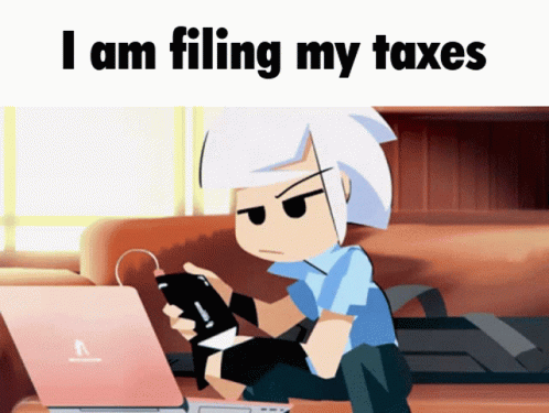 Gwain Saga I Am Filing My Taxes GIF