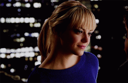 Gwen Stacy Emma Stone Longing Sweet Stare GIF