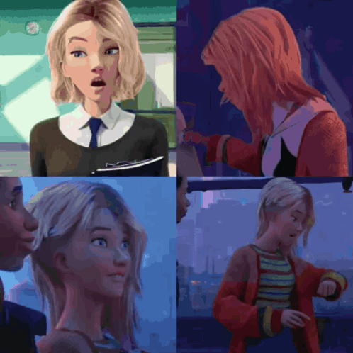 Gwen Stacy Image Compilation GIF