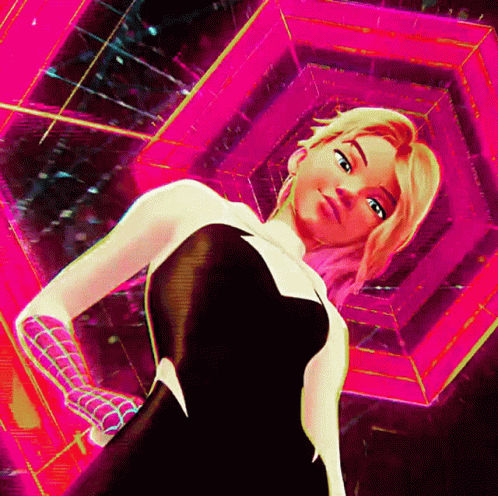 Gwen Stacy Pretty Sexy Stance GIF