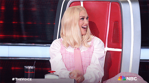 Gwen Stefani Cute Ahhh Reaction GIF