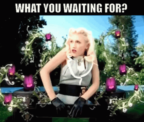 Gwen Stefani What Are You Waiting For GIF