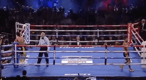 Gym Boxing Knockout Jessie Guerrero Vs Eduardo Alvarez GIF