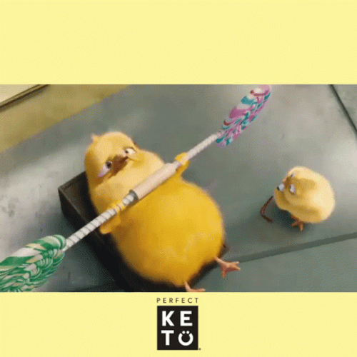 Gym Novice Cartoon Chick Meme GIF