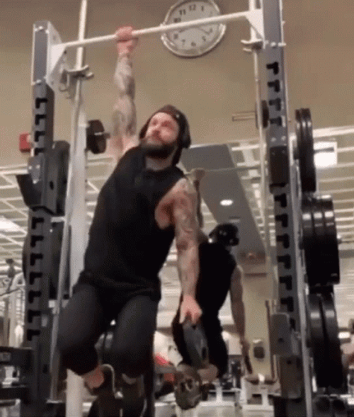 Gym Tricks Extreme Working Out GIF