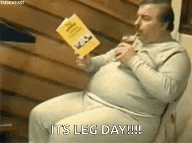 Gym Work Out Leg Day Meme GIF