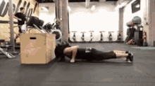Gym Workout Burpee Full Body Exercise GIF