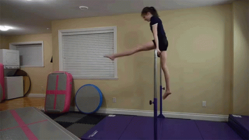 Gymnastics Bar Spin GIF