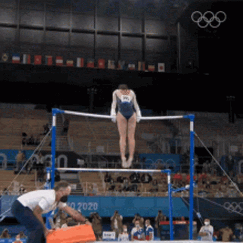 Gymnastics Nina Derwael Catch The Bar GIF