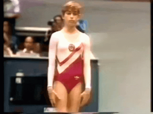 Gymnastics Vault Oksana Omelianchik GIF